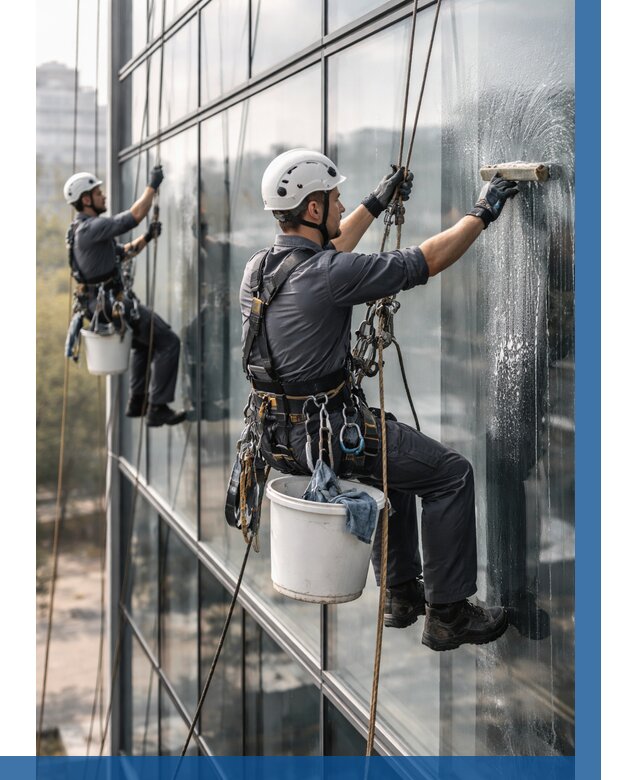 Мойка сплошного остекления в Ревде, заказать от 317 р.| ВЫСОТНИК-Рвд