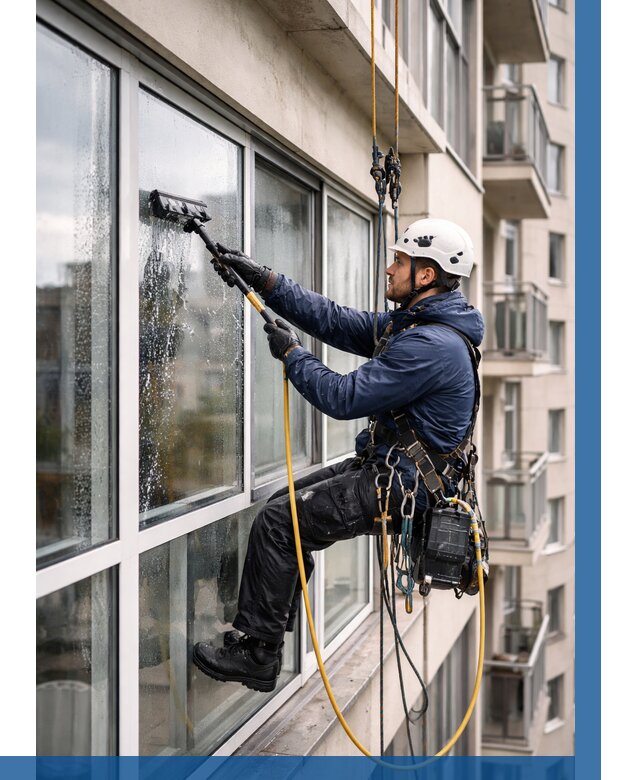 Мойка балконного остекления в Ревде от 3703 р. | ВЫСОТНИК-Рвд