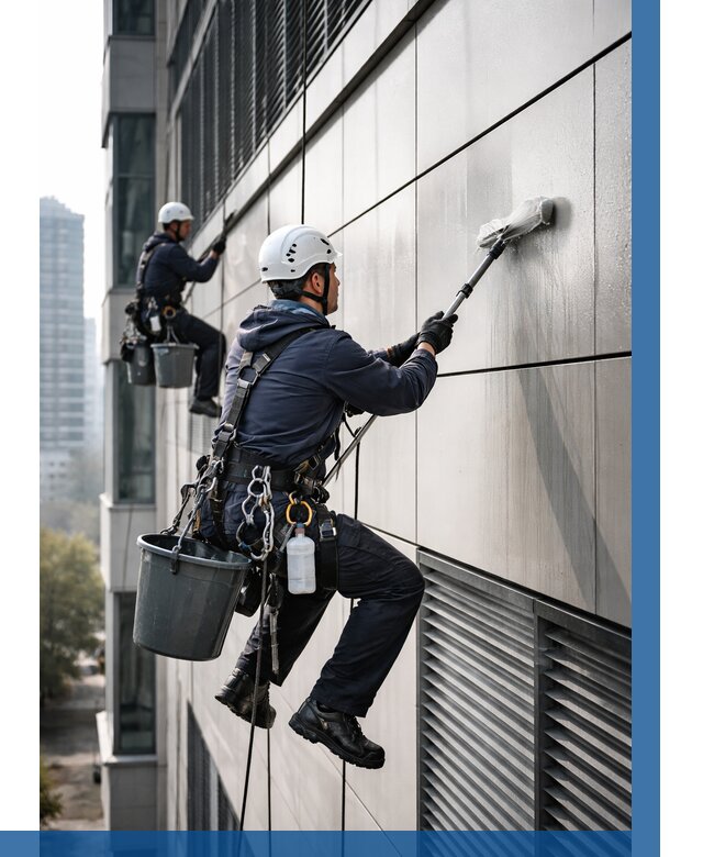 Мойка вентилируемого фасада в Ревде от 264 р. | ВЫСОТНИК-Рвд