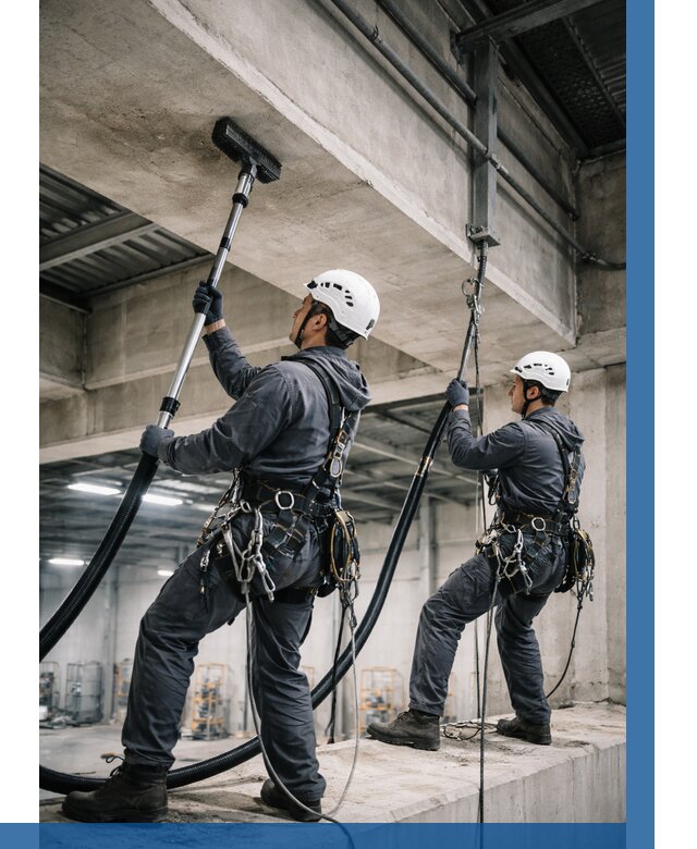 Обеспыливание потолочных конструкций в Ревде от 264 р. |ВЫСОТНИК-Рвд