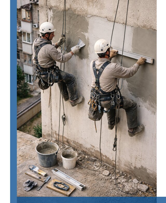 Комплексный ремонт штукатурного фасада с гарантией в Ревде