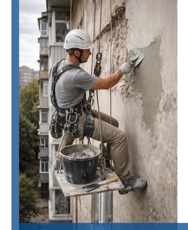 Восстановление фасадной штукатурки в Ревде с гарантией качества