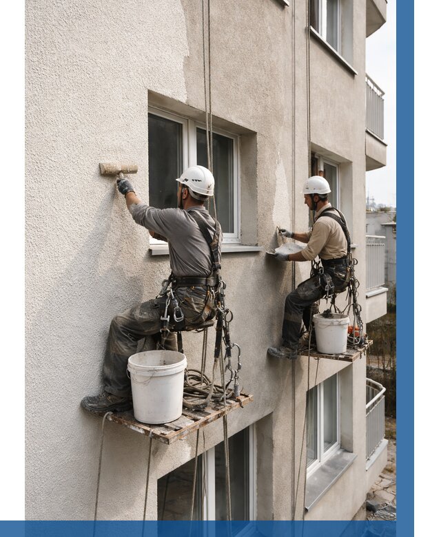 Нанесение короеда на фасад в Ревде от 476 р. | ВЫСОТНИК-Рвд