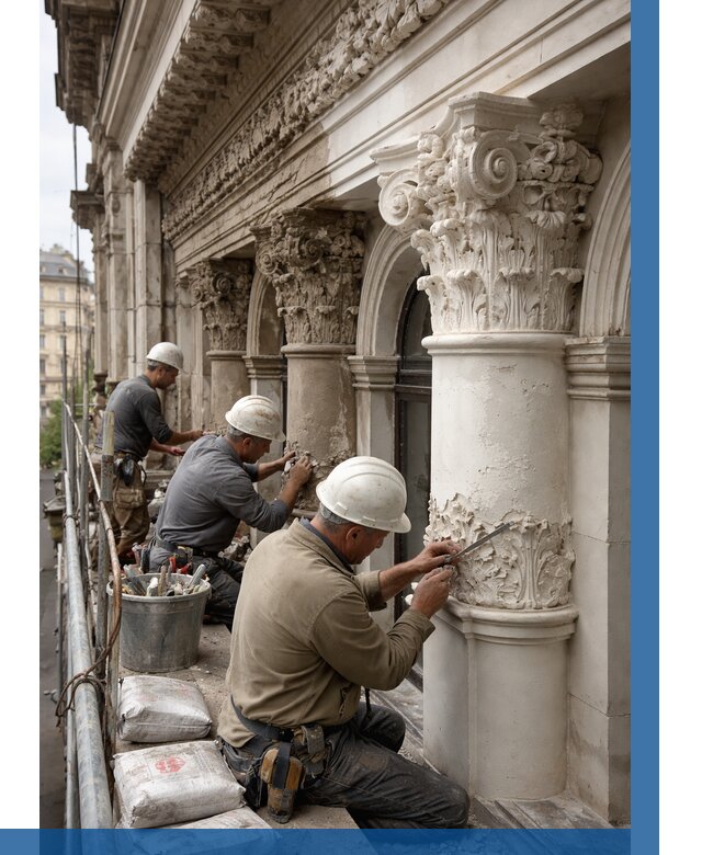 Реставрация фасадной лепнины в Ревде от 2645 р. | ВЫСОТНИК-Рвд