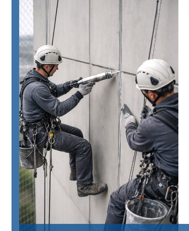 Первичная герметизация швов фасадов и кровель в Ревде