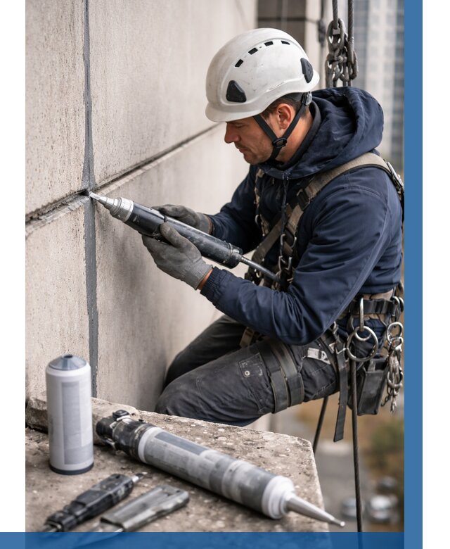 Вторичная герметизация швов в Ревде от 476 р. | ВЫСОТНИК-Рвд