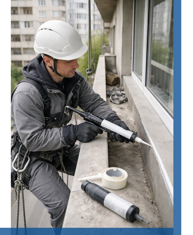 Герметизация швов лоджии в Ревде от 4761 р. | ВЫСОТНИК-Рвд