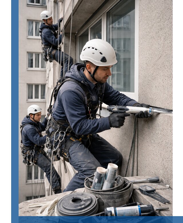 Герметизация швов лоджии в Ревде профессионально и надежно