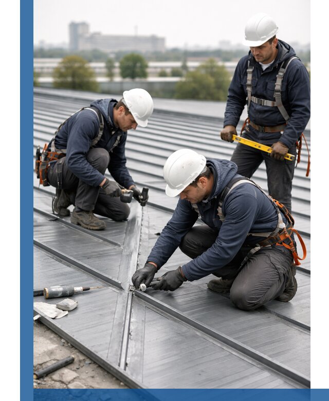 Ремонт фальцевой кровли в Ревде срочно и качественно