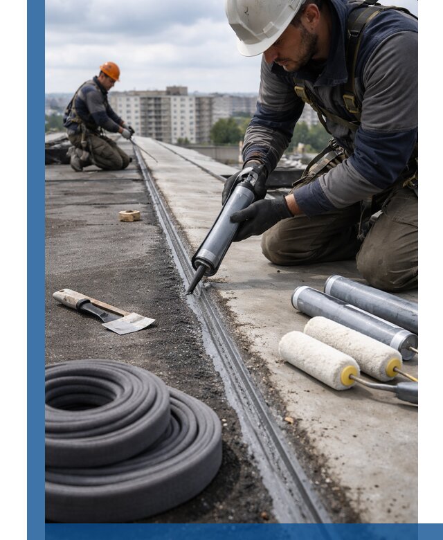Герметизация швов кровли в Ревде с гарантией герметичности