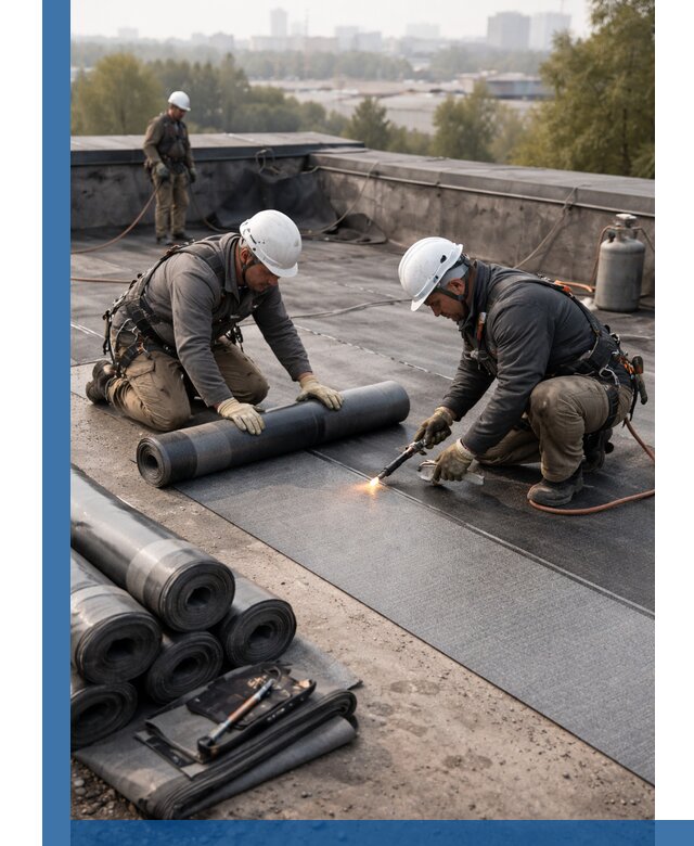 Монтаж мягкой кровли в Ревде профессионально и надежно