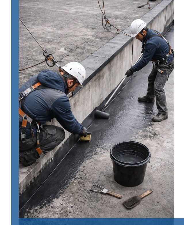 Гидроизоляция кровли жидкой резиной профессионально в Ревде