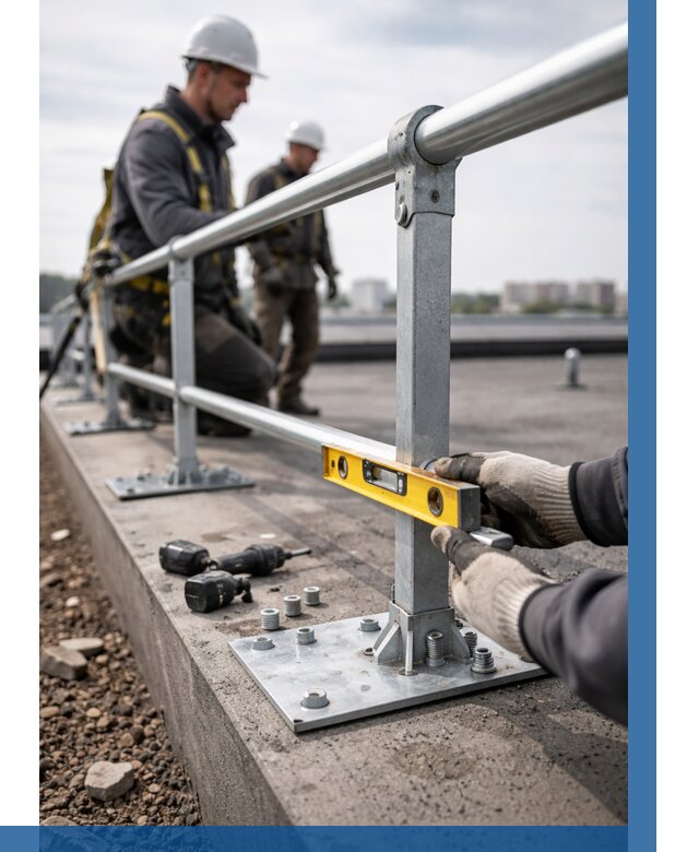 Монтаж кровельного ограждения в Ревде от 1269 р. | ВЫСОТНИК-Рвд