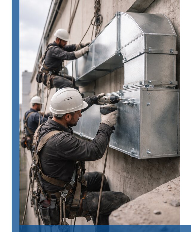 Профессиональный монтаж вентиляционных коробов в Ревде под ключ