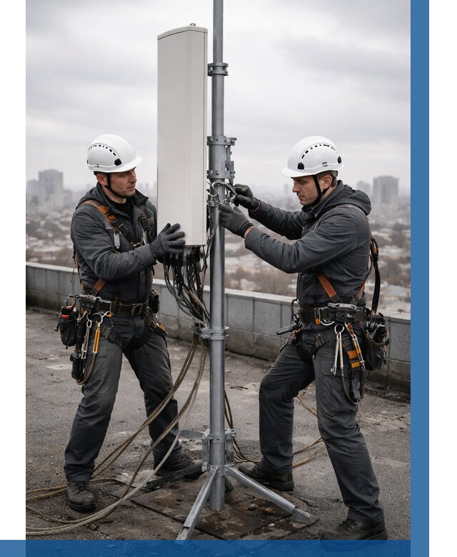 Монтаж антенн связи на крыше в Ревде от 8992 р. | ВЫСОТНИК-Рвд