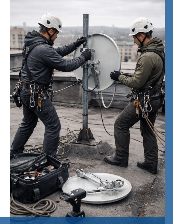 Демонтаж антенн на крыше в Ревде от 4761 р. | ВЫСОТНИК-Рвд