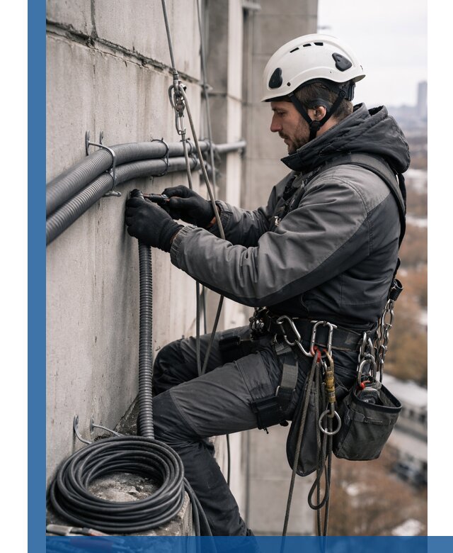 Профессиональный монтаж гофры для кабеля в Ревде с гарантией