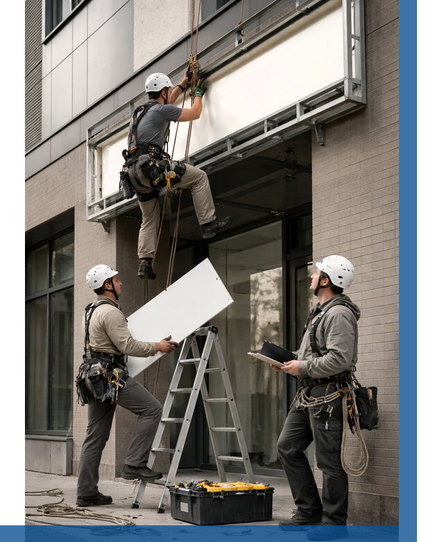 Монтаж светового короба в Ревде от 6876 р. | ВЫСОТНИК-Рвд