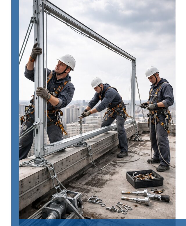 Монтаж крышных рекламных конструкций под ключ в Ревде