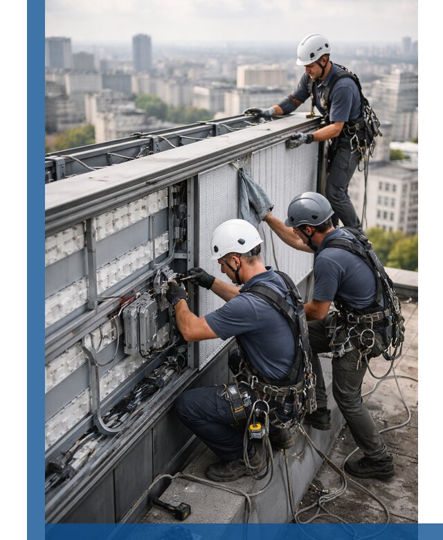 Профессиональное обслуживание крышной рекламы в Ревде под ключ