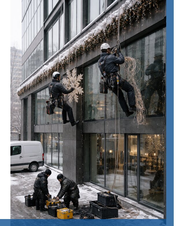 Демонтаж новогоднего оформления в Ревде от 5818 р. | ВЫСОТНИК-Рвд