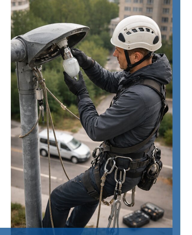 Замена ламп на высоте в Ревде от 2645 р. | ВЫСОТНИК-Рвд