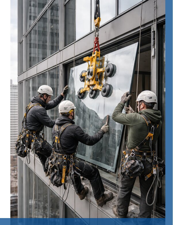 Фасадное остекление зданий под ключ в Ревде от 10579 р. | ВЫСОТНИК-Рвд