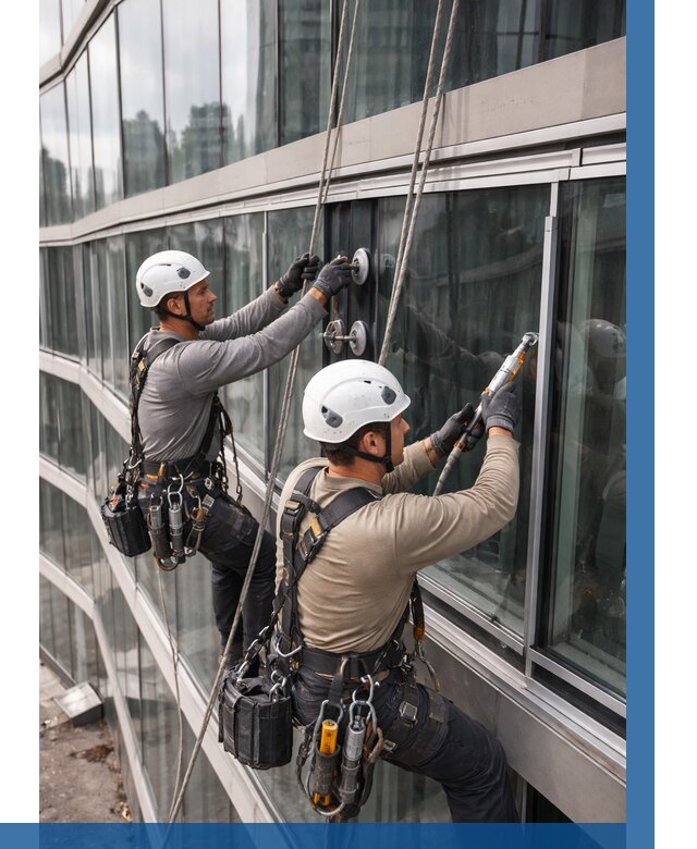 Радиусное остекление фасада в Ревде от 12695 р. | ВЫСОТНИК-Рвд