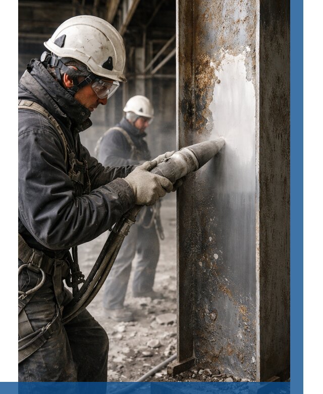 Удаление старой краски с металла в Ревде от 476 р. | ВЫСОТНИК-Рвд