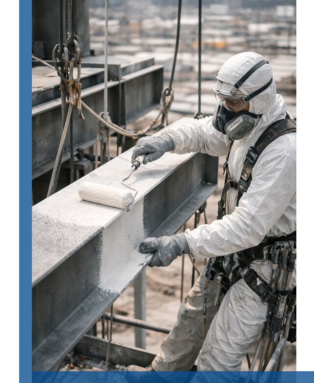 Профессиональная огнезащитная обработка металлоконструкций в Ревде