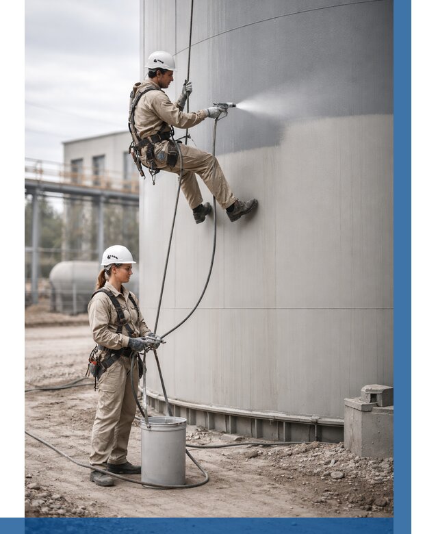 Покраска резервуаров в Ревде от 1269 р. | ВЫСОТНИК-Рвд — заказать