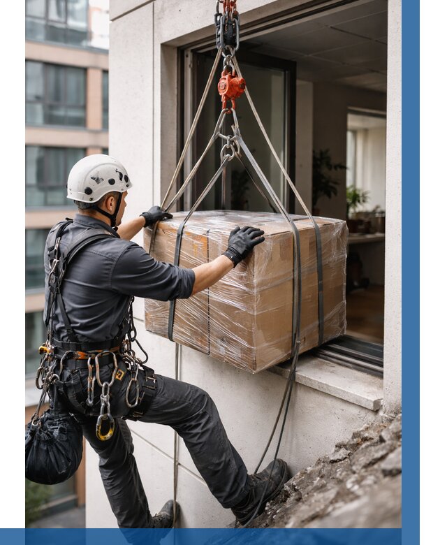 Подъем груза через окно в Ревде от 4761 р. | ВЫСОТНИК-Рвд