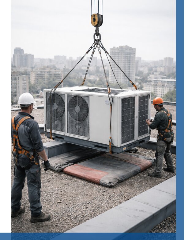 Подъем груза на крышу в Ревде от 5290 р. | ВЫСОТНИК-Рвд заказать