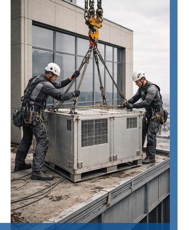 Такелажные работы на высоте в Ревде от 8463 р. | ВЫСОТНИК-Рвд