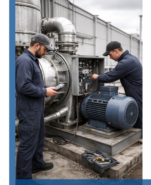 Техническое обслуживание промышленного оборудования в Ревде