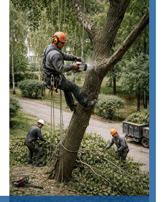 Кронирование деревьев в Ревде от 6876 р. | ВЫСОТНИК-Рвд