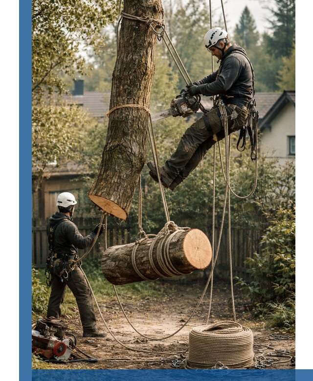 Валка деревьев частями в Ревде, безопасно и аккуратно