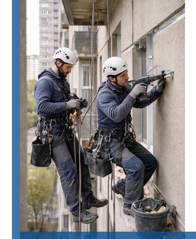 Промышленные альпинисты высотные работы и монтаж в Ревде